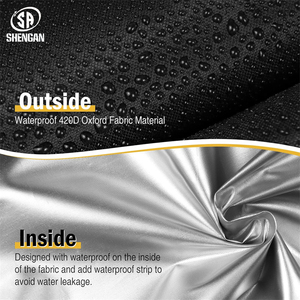 420D Extérieur Noir Imperméable Coupe-Vent <span class=keywords><strong>Douche</strong></span> <span class=keywords><strong>Solaire</strong></span> <span class=keywords><strong>de</strong></span> Jardin <span class=keywords><strong>Housse</strong></span> <span class=keywords><strong>de</strong></span> Protection avec Revêtement UV - Product Image 3