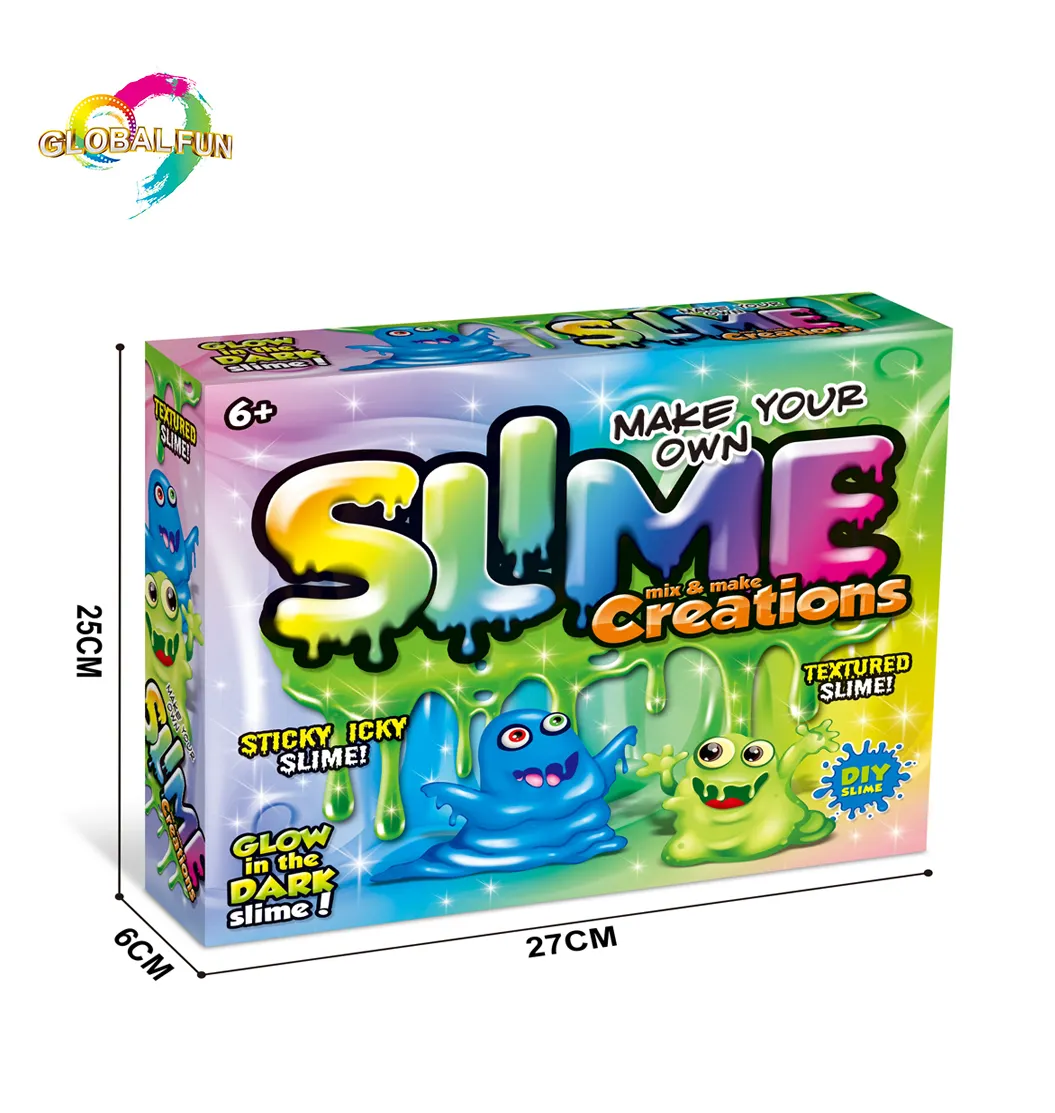 Hot Verkoop Diy Slime Set Make Uw Eigen Grappige Slijm Verrassing Fabrikant Directe Verkoop Slime Accessoires Speelgoed