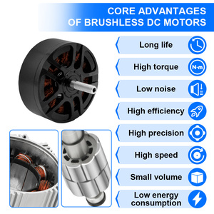 <span class=keywords><strong>Motor</strong></span> de CC sin Escobillas RB 53BLDCW1501 para Máquina de Cuchillas de Drones, Alta Potencia 1400W 33V 13500rpm Velocidad para <span class=keywords><strong>Motor</strong></span> de Drones 53mm - Product Image 3