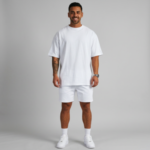 T-shirts cool à épaules tombantes, streetwear de qualité personnalisée, t-shirt surdimensionné pour hommes, meilleur coton lourd, t-shirts pour hommes - Product Image 1