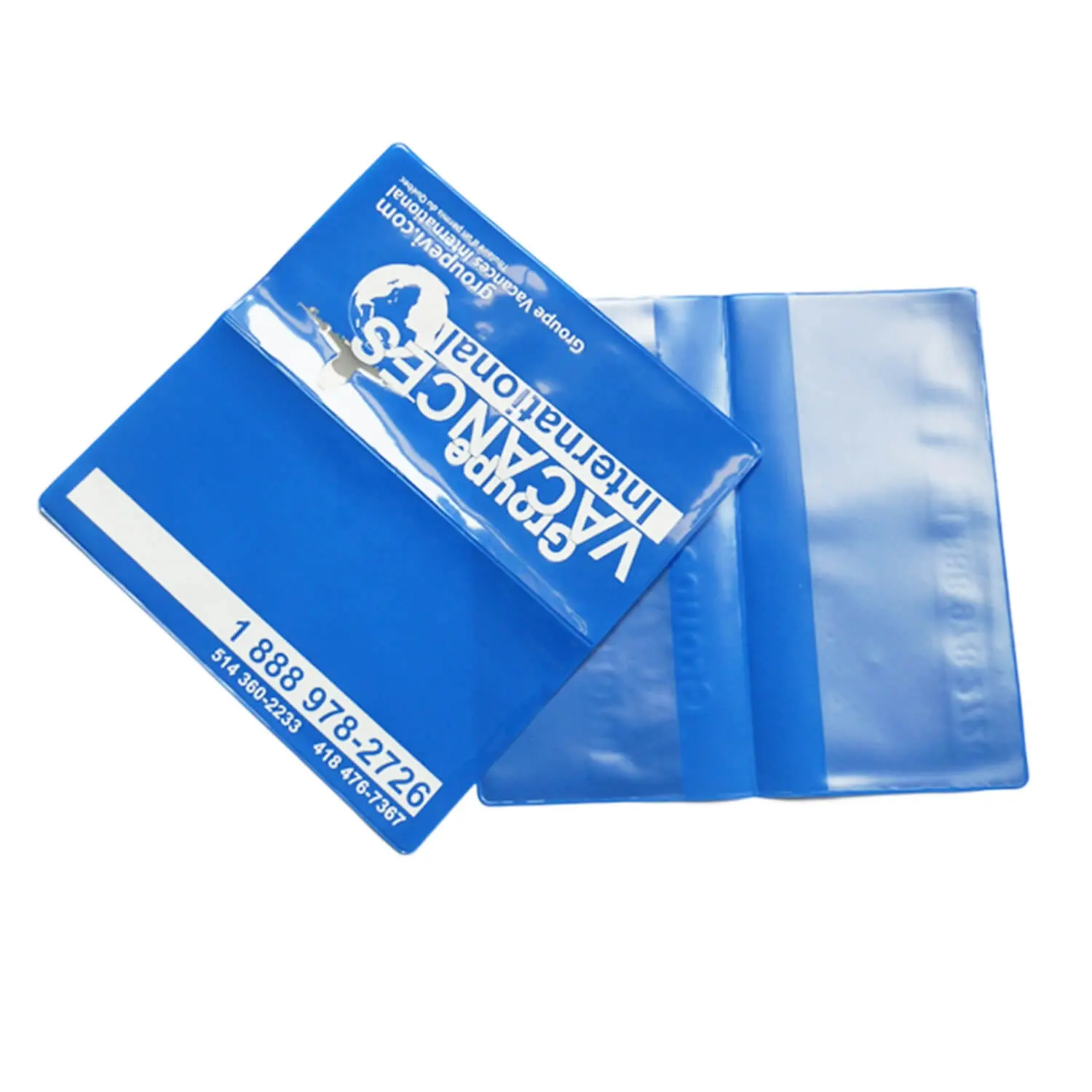 Dompet tiket udara perjalanan PVC lembut plastik aneka warna murah dompet Folder tiket pesawat plastik lipat