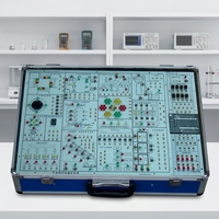 Caja de Entrenamiento Portátil para Controlador Lógico Programable (PLC), Simulador Didáctico Industrial Mitsubishi FX3U