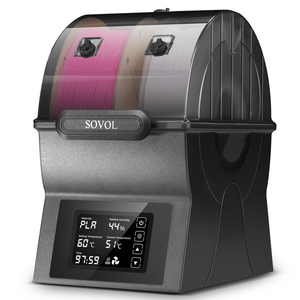 กล่องอบแห้ง Sovol SH02 สภาพใหม่ ที่วางม้วนเส้นพลาสติกสำหรับเครื่องพิมพ์ 3 มิติ พร้อมฮีตเตอร์ PTC เครื่องอบแห้งและเก็บรักษาเส้นพลาสติก - Product Image 1