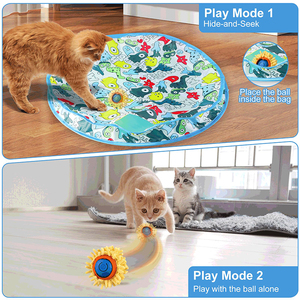 Jouets interactifs pour chat balle pochette de <span class=keywords><strong>jeu</strong></span> activée par le mouvement couverture de chasse tapis de <span class=keywords><strong>jeu</strong></span> cache-cache <span class=keywords><strong>jeu</strong></span> de capture de <span class=keywords><strong>souris</strong></span> - Product Image 3