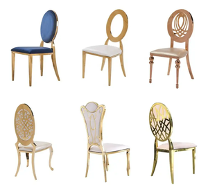 โรงแรมจัดเลี้ยงหรูหรารับประทานอาหารบัลลังก์กษัตริย์พรรครับประทานอาหารเก้าอี้รับแขกงานแต่งงานหลังสูงสําหรับกิจกรรมงานแต่งงานรับแขกกษัตริย์ - Product Image 3