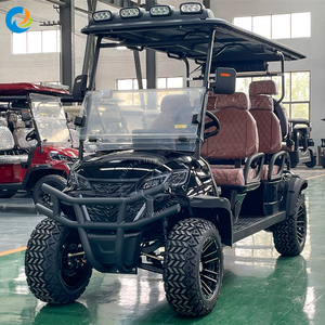 <span class=keywords><strong>Voiture</strong></span> <span class=keywords><strong>de</strong></span> golf tout-terrain Robetaa 6 places avec batterie au lithium 72V et grandes roues pour la chasse - Product Image 3