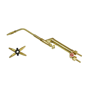 Torche de soudage au <span class=keywords><strong>gaz</strong></span> en laiton de style compact chinois, 5 embouts de soudage, 250A de courant maximal, capacité 0,5-8,0 mm, marque JZWELD/WELDONE - Product Image 1