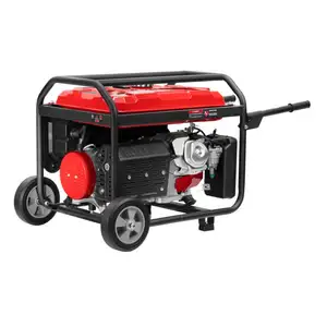 Ronix RH-4782 5500 Watt Gas or Propane Powered Electric Start CO Alert Approved Carrying Handle 25L Gasoline Generator