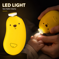 Lima de Uñas Eléctrica para Bebés, Lima de Uñas Eléctrica Segura de Primera Calidad, Kit de Cuidado de Uñas para un Tratamiento Suave de las Uñas de los Dedos de los Bebés