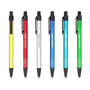 Bolígrafo de Gel Metálico Promocional, Delgado, Colorido, con Logotipo Personalizado, Tinta Negra de 0.5 mm, para Oficina/Escuela/Regalo, Venta Caliente - Product Image 4