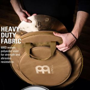 Estuche de almacenamiento de instrumentos de muestra gratis para bolsas de platillos de 20 "/24" Estuche de transporte impermeable Gong Mochila Tamabourine con ruedas - Product Image 2