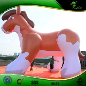 Ballon anniversaire enfant gonflé à l'hélium : poney