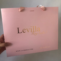 Sacs à provisions personnalisés personnalisés poignées de ruban de satin pour le sac de faveur de cadeau de mariage de luxe chaussures de vêtements d'utilisation de petite entreprise