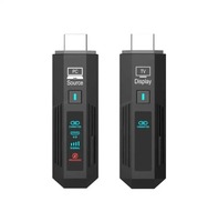 Transmisor y Receptor Inalámbrico de Video y Audio de 5.8G 1080P 50M para TV, Monitor, Proyector, PC