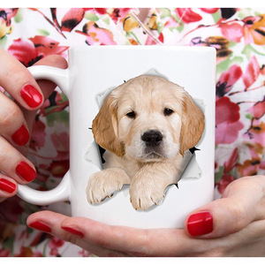 Etiqueta privada 11oz Cerámica Dibujos animados Lindo Perro <span class=keywords><strong>Cachorro</strong></span> Mascota <span class=keywords><strong>Bulldog</strong></span> francés Perro Café Leche Espresso Taza de té Taza Animal - Product Image 6