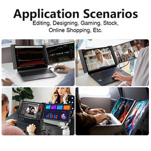 15 "<span class=keywords><strong>Portable</strong></span> USB Type C Moniteur Full HD LCD Moniteur <span class=keywords><strong>Portable</strong></span> Écran Externe pour Ordinateur <span class=keywords><strong>Portable</strong></span> - Product Image 2