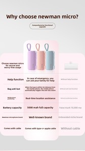 VIEFONG V118 Mini Power Bank Portable Type-C 10W avec Fonction Anti-Perte Haute Vitesse <span class=keywords><strong>pour</strong></span> iPhone 15 - Product Image 4