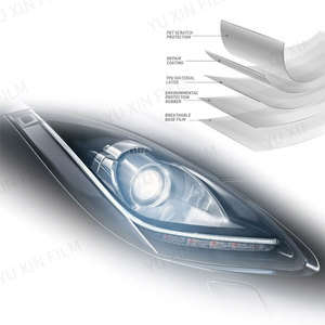 0.3*15 मीटर पीफ सेल्फ-रिहेलिंग टीटिंग फिल्म रैप सुरक्षात्मक कार स्मार्ट फोटोक्रोमिक यूव हेडलाइट फिल्म - Product Image 4