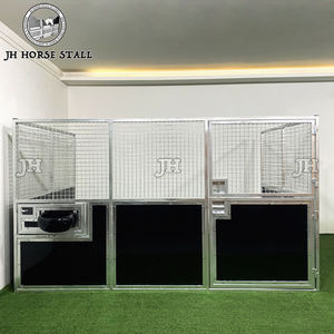 Establos temporales prefabricados de diseño JH para caballos, refugio móvil para caballos al aire libre con techo - Product Image 6