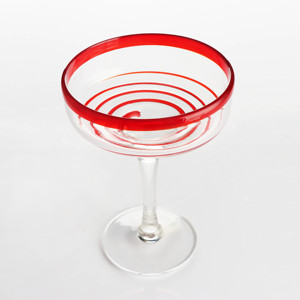 Fabrication en Chine de verres à pied à rebord spiralé lavables au lave-vaisselle Verres à cocktail Gobelet <span class=keywords><strong>martini</strong></span> Verre à vin - Product Image 2
