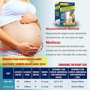 Cinto De Maternidade Gravidez Belly Band Voltar Suporte Abdominal Binder Voltar Brace Aliviar Voltar Pélvica Quadril Dor - Product Image 6