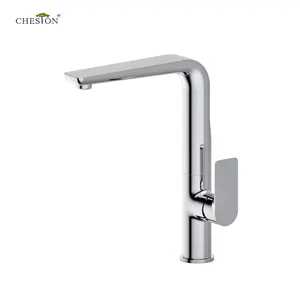 Robinet de cuisine style antique CUPC filigrane robinets d'eau en laiton Chrome salle de bain cuisine évier mélangeur robinets