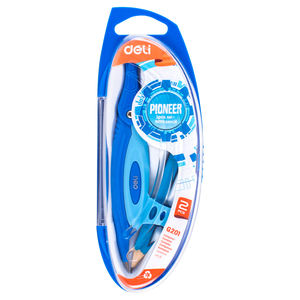 Deli EG20102 <span class=keywords><strong>Compas</strong></span> con lápiz <span class=keywords><strong>azul</strong></span>/rojo dibujo preciso PP caja para fácil almacenamiento tapa de Punta segura Mango antideslizante - Product Image 4