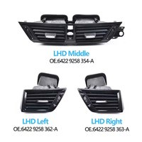 Ensemble complet de sortie de grille d'aération de la climatisation du tableau de bord avant 64229258362 64229258363 64229258354 pour BMW X1 E84