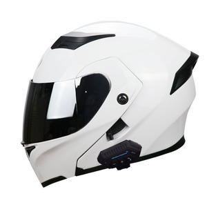 Casque de <span class=keywords><strong>moto</strong></span> modulaire ABS haut-parleur sans fil Blue-toth connect casque FM casque de <span class=keywords><strong>moto</strong></span> intégral à double lentille - Product Image 6