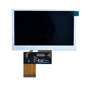 4.3 inç 800*480 TFT ekran 1000nits parlaklık manzara ekran LVDS arayüzü CTP veya RTP özelleştirilmiş LCD ekran ekran paneli