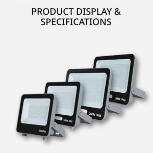 Projecteur LED extérieur haute luminosité IP66 avec détecteur de mouvement, étanche, alimenté par panneau solaire - Product Image 2