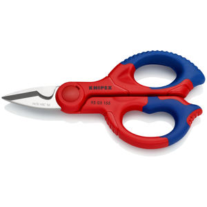KNIPEX 95 05 155 SB Ciseaux d'électricien avec poignées multi-composants, renforcés de fibre de verre 160 mm - Product Image 1