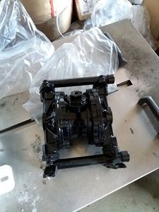 Bomba de Diafragma Doble Eléctrica de 2 Pulgadas con Motor Eléctrico de PP de 380v para Ácido <span class=keywords><strong>H2SO4</strong></span> - Product Image 4