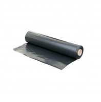 Bâche en polyéthylène noir PE pour la construction, 4 m x 50 m