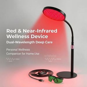 660nm Near Infrared Red Light Therapy Lamp for Pain Relief Skin Muscle <b>Recovery</b> Wound Healing <b>Smart</b> Timer Home Use Therapy Lamp - Product Image 6