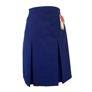 International School Uniforms Kids Royal Blue Skirts Secondary School Girl Uniform Pleaded Schoolgirl Skirt