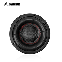 AK-S801 8 pouces haut-parleur basse professionnel Subwoofer 400w RMS Power Dual 2 ou Dual 4ohm Car Audio Subwoofer pour système CAR