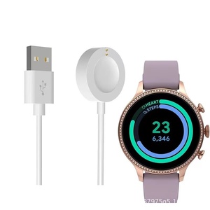 Fossil Gen4/5/6 cargador de reloj inteligente Misfit Vor2 1M Cable de carga magnético con 5W de potencia 5V DC 2A 5A salida de corriente Material TPE - Product Image 5