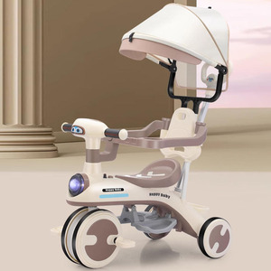 Triciclo Happy Baby para niños con sombrilla, ruedas de espuma, para niños de 2 a 4 años. - Product Image 1