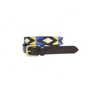 Ceinture en cuir style décontracté avec strass, en cuir de vachette et boucle en acier, respirante et durable