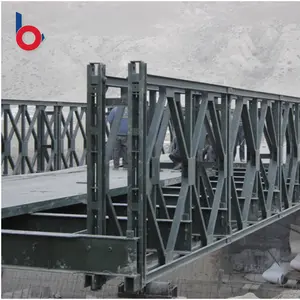 China Manufacturer Price of Bailey Bridge Steel Bridge Beam Structure Bailey Overpass Footbridge Construction