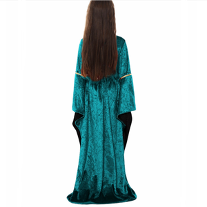 <span class=keywords><strong>Disfraz</strong></span> Medieval de Palacio para Niños, <span class=keywords><strong>Disfraz</strong></span> de Cosplay, Vestido de Navidad de Tela Elegante, Vestido Vintage Victoriano con Cordones, Túnica Larga para Fiesta de Carnaval - Product Image 6