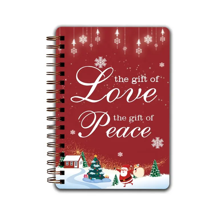 دفتر يوميات هدية عيد الميلاد, دفتر يوميات هدية عيد الميلاد يوم 2021 2022 ، بحجم A5 مع صفحات مخصصة ، شحن مجاني