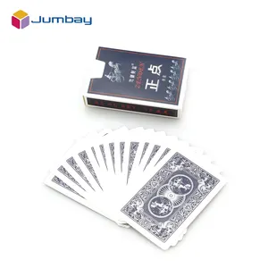 Adjustable deck of poker playing card art card 300gsm advertising playing cards