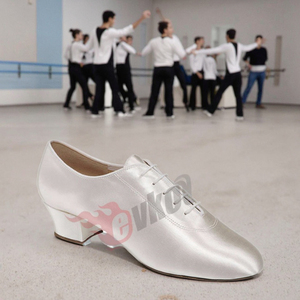 Zapatos de baile profesionales de alta calidad de cuero genuino para hombres para Salsa clásica Rumba <span class=keywords><strong>Samba</strong></span> Tango & Line Dance al por mayor - Product Image 4