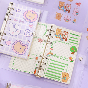 Cuaderno espiral lindo Animal estudiante de Corea papelería creativa PVC y cubierta de papel portátil fresco pequeño Bloc de notas - Product Image 3
