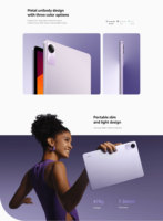 Nuevo Redmi Pad SE 8+256G, Pantalla Táctil Capacitiva FHD+ de 11 Pulgadas, Procesador de Cuatro Núcleos Snapdragon 680, 8000 mAh, Resistente al Agua y a Golpes