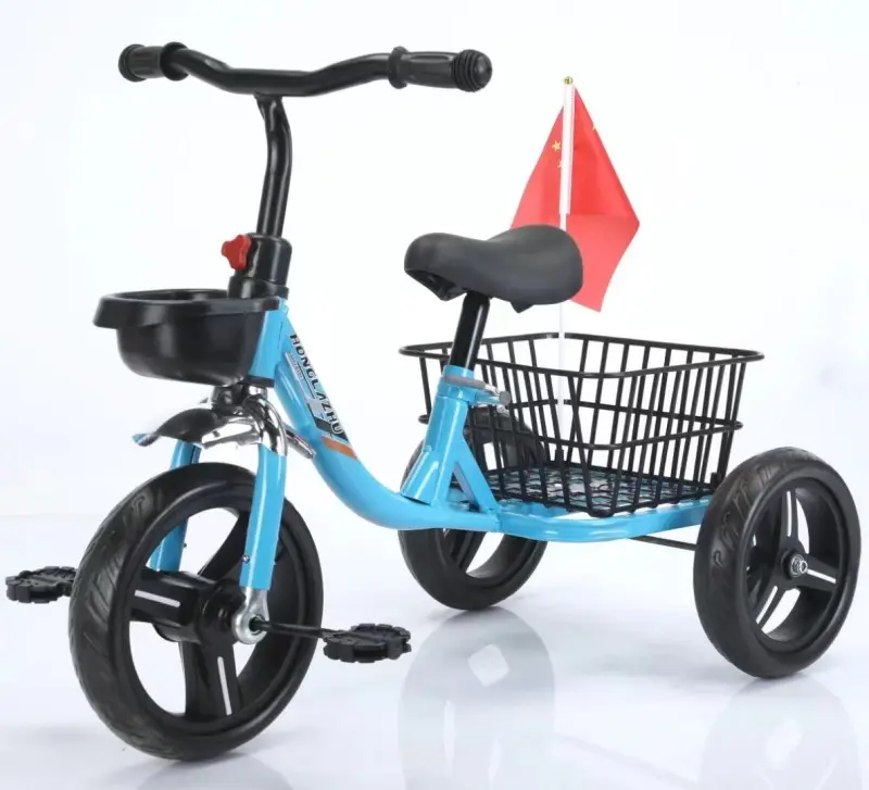 Bicicleta para niños triciclo bicicleta remolque para bicicleta de los niños cochecito de bebé triciclo con asiento de niño velocipede1-6years