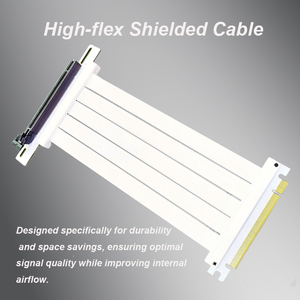 Cable Riser PCIe 4.0 X16 <span class=keywords><strong>de</strong></span> Alta Protección, 90 Grados, Eficiente para Tarjeta Gráfica GPU <span class=keywords><strong>de</strong></span> Escritorio, Tarjeta Riser <span class=keywords><strong>PCI</strong></span> Express 4.0 - Product Image 2