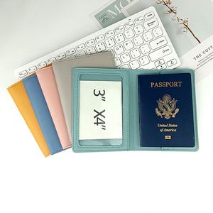 Passport Cover <b>Holder</b> Waterproof PU Leather <b>Document</b> Organizer Card Protector <b>Travel</b> Accessories - Product Image 3